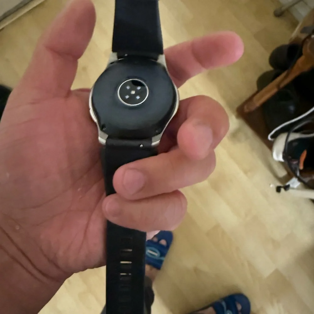 Samsung Black Smartwatch with Minimalist Design